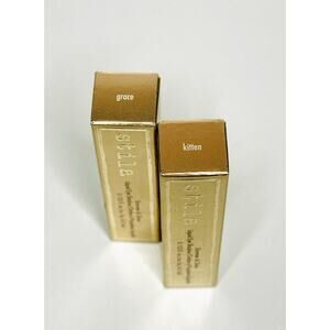 Set Of 2 Stila Shimmer & Glow Liquid Eye Shadow - Grace & Kitten -0.153 oz NIB